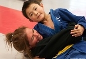 Ouder kind judo bij S.I. Tom van der Kolk
